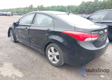 2012 Hyundai Elantra Gls (Ulsan Plant) z USA, uszkodzony, nr VIN KMHDH4AE1CU254322
